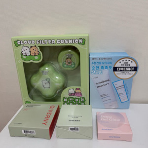 미개봉) 에뛰드 클라우드 쿠션 순정 선크림 지베르니 커버 쿠션 블러셔