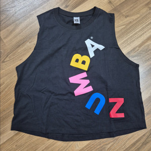 줌바웨어 옷 xs 민소매 티셔츠 (택제거새상품)