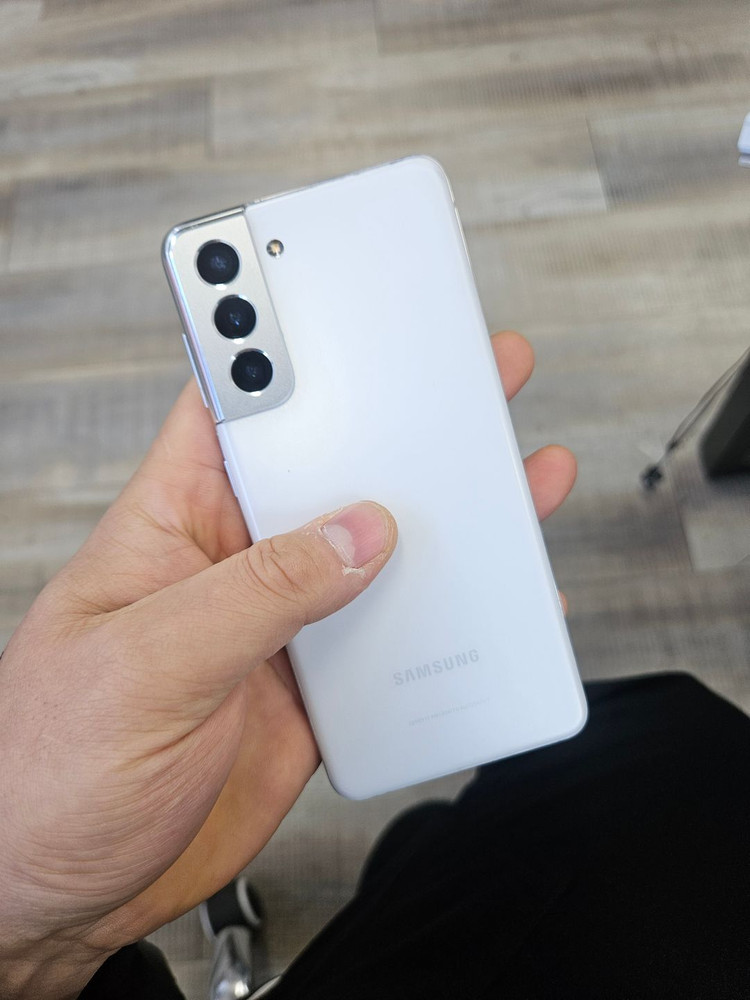 갤럭시S21화이트판매 정상해지 중고폰 단말기--0