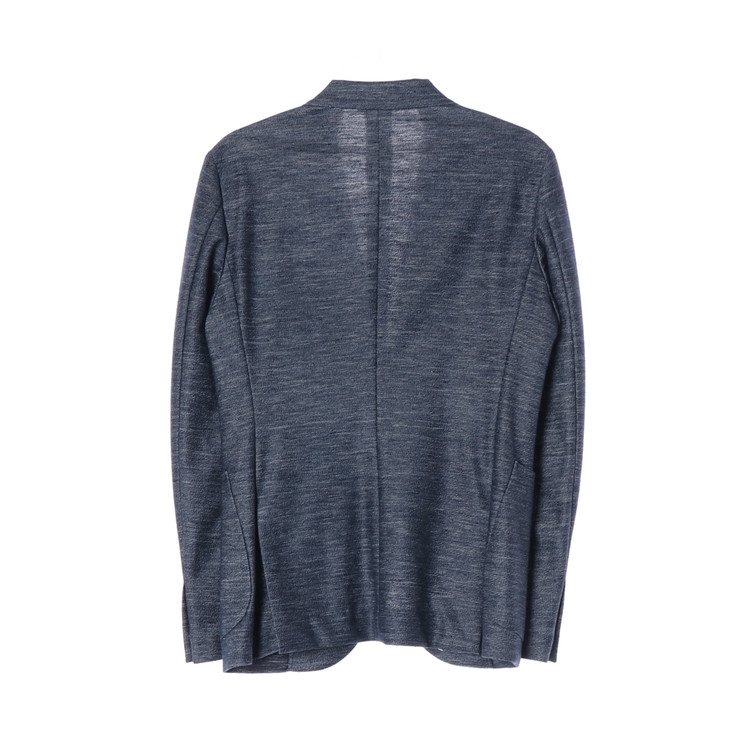 커스텀멜로우 린넨 블루 자켓 재킷 봄 여름 블레이저 M--1