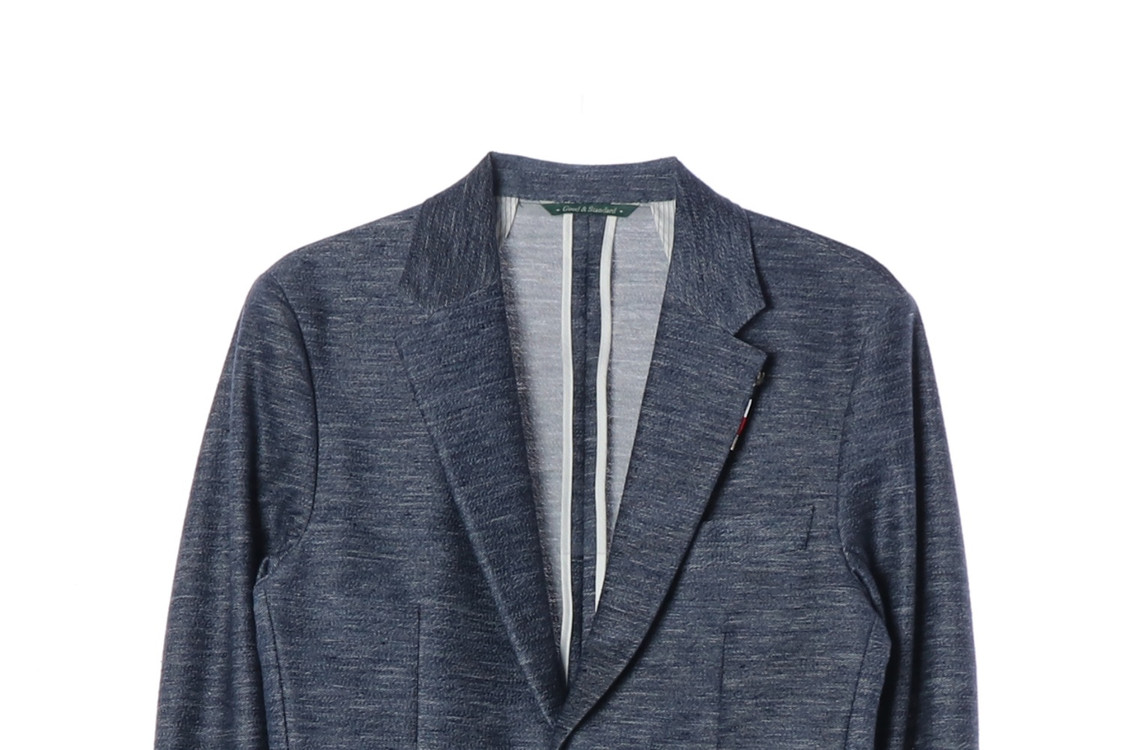 커스텀멜로우 린넨 블루 자켓 재킷 봄 여름 블레이저 M--2