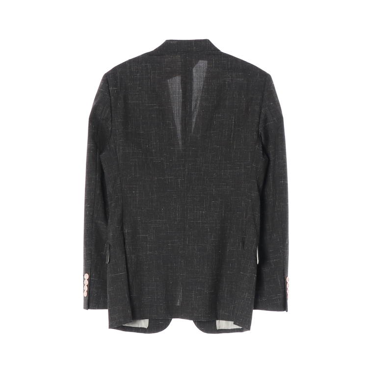 커스텀멜로우 울 린넨 자켓 재킷 싱글브레스티드재킷 M--1