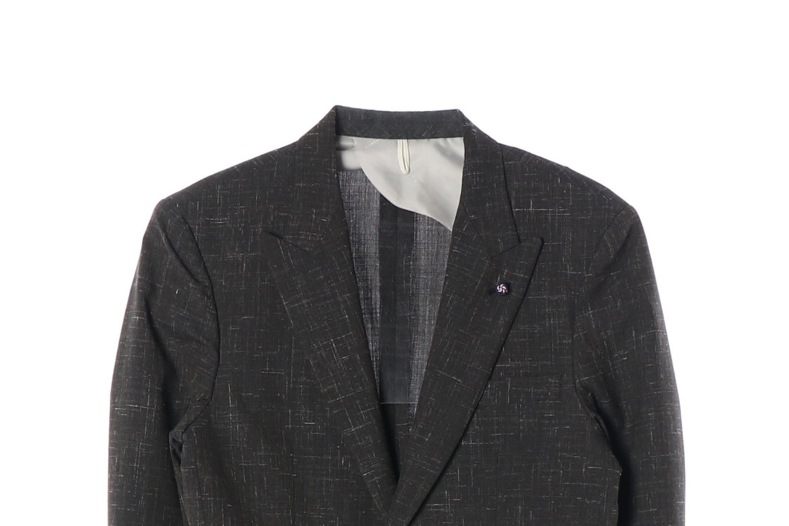 커스텀멜로우 울 린넨 자켓 재킷 싱글브레스티드재킷 M--2