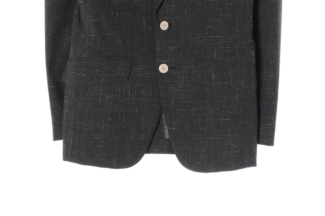 커스텀멜로우 울 린넨 자켓 재킷 싱글브레스티드재킷 M--4