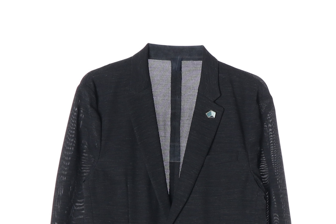 커스텀멜로우 린넨 그레이 여름 블레이저 자켓 재킷 L--2