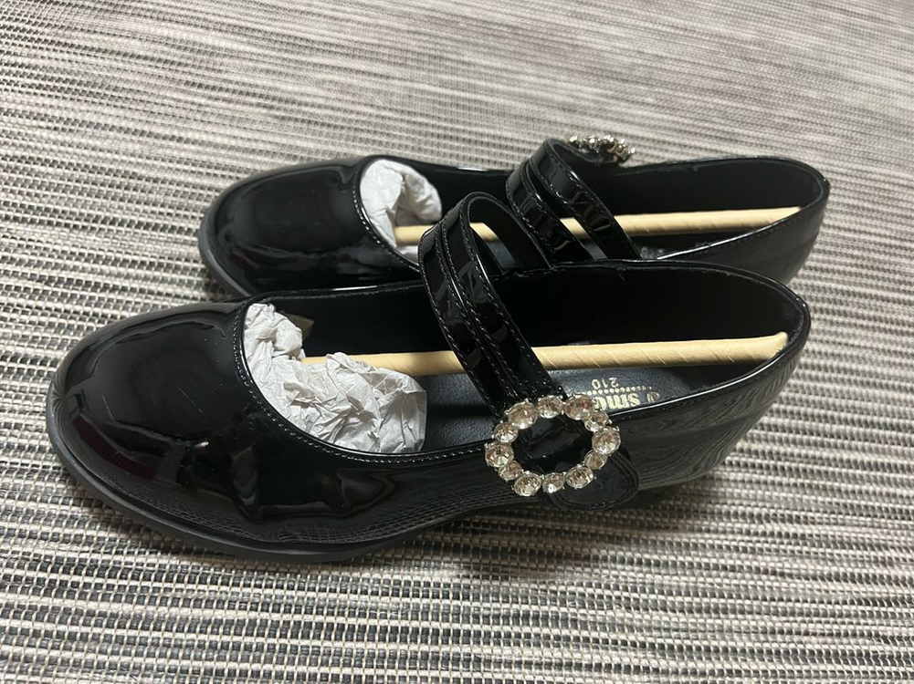 여아 연주회 콩쿨 구두 210 사이즈+실내화는덤 이미지