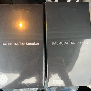 발뮤다 스피커 블랙 화이트 미개봉 이미지