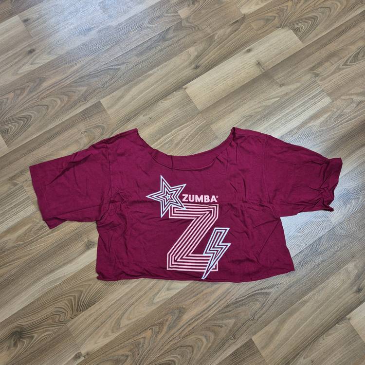 줌바웨어 옷 xs 반팔 크롭 티셔츠--4