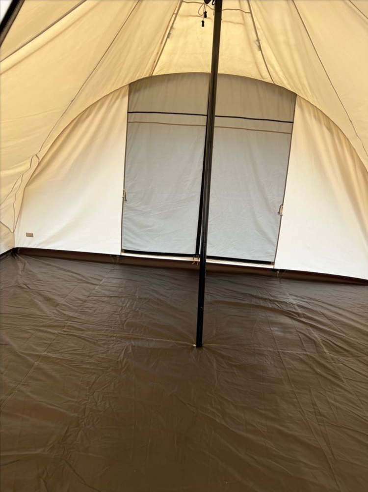 캠핑텐트 / 캠핑칸 오크벨 베스티블 전체세트 (카푸치노) 판매 이미지