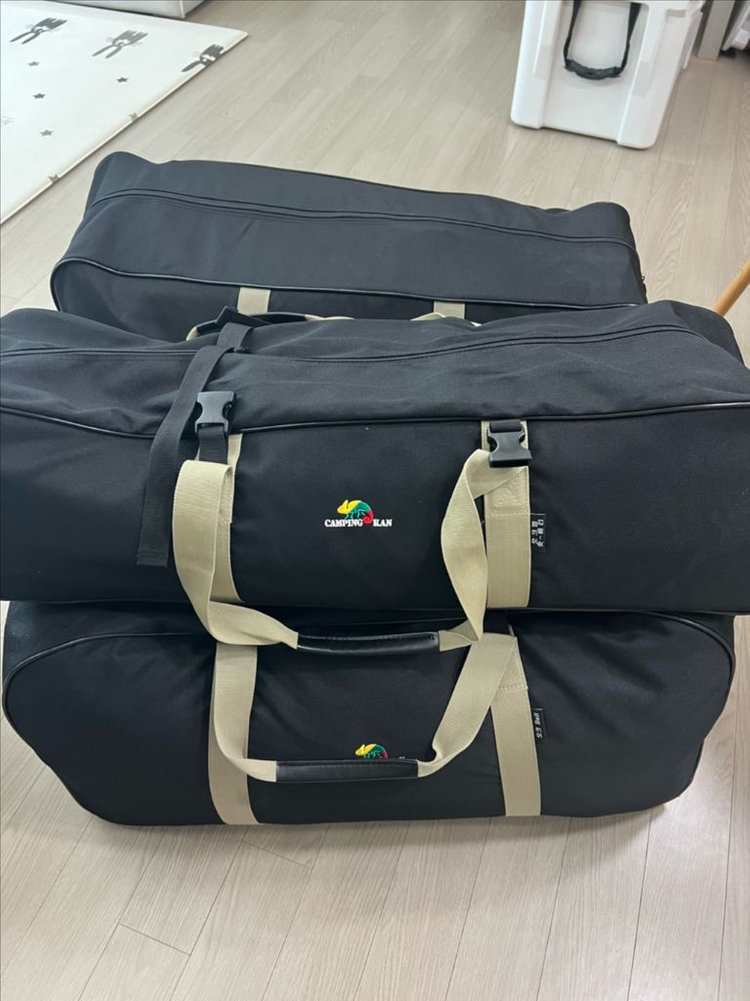 캠핑텐트 / 캠핑칸 오크벨 베스티블 전체세트 (카푸치노) 판매 이미지