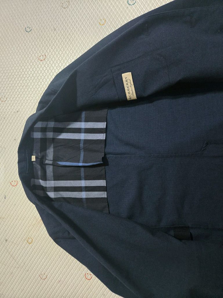 버버리 정품 네이비 블라우저 46R 사이즈--1