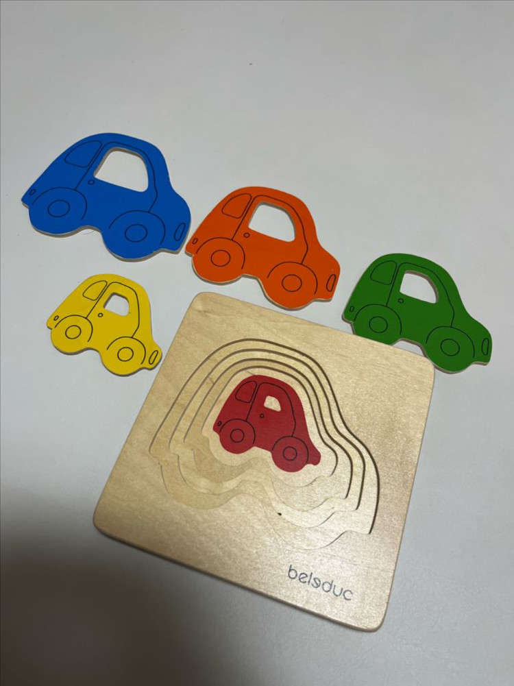 벨레덕 원목 자동차 레이어 퍼즐--0