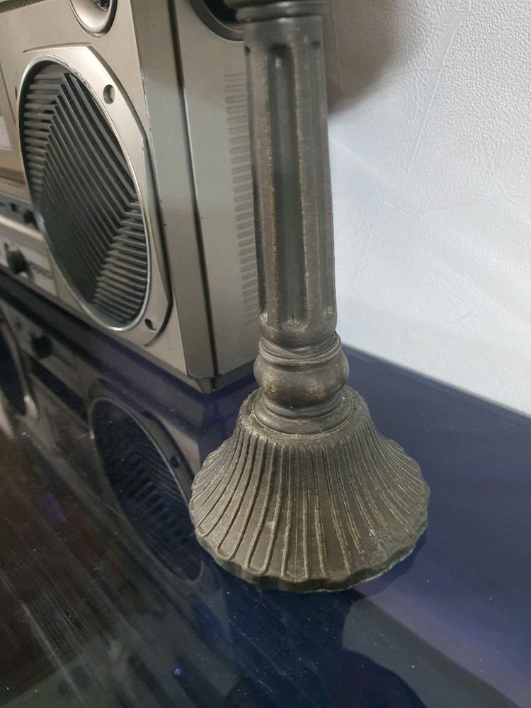 빈티지 스테인드글라스 캔들 이미지