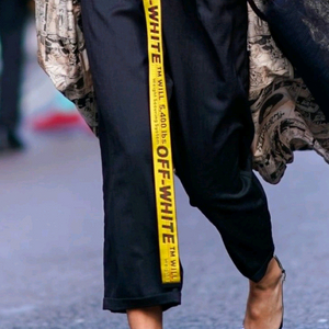 오프화이트 옐로우 정품 벨트