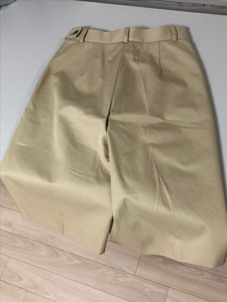 메종마르지엘라 플리티드 트윌 쇼츠--2