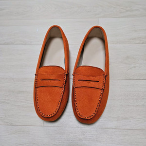 르꼬르망 드라이빙슈즈 스웨이드 로퍼 샐먼