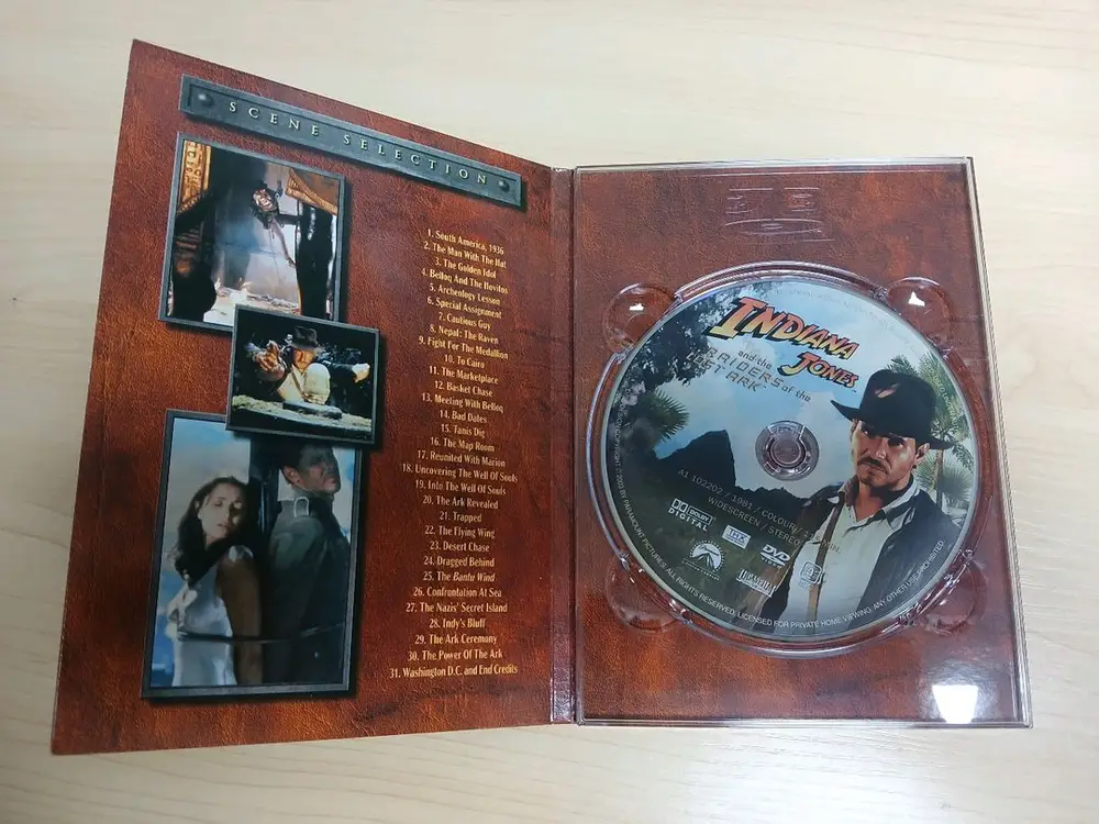 DVD 스필버그 감독 해리슨 포드 주연 인디아나 존스 3부작 박스세트 이미지