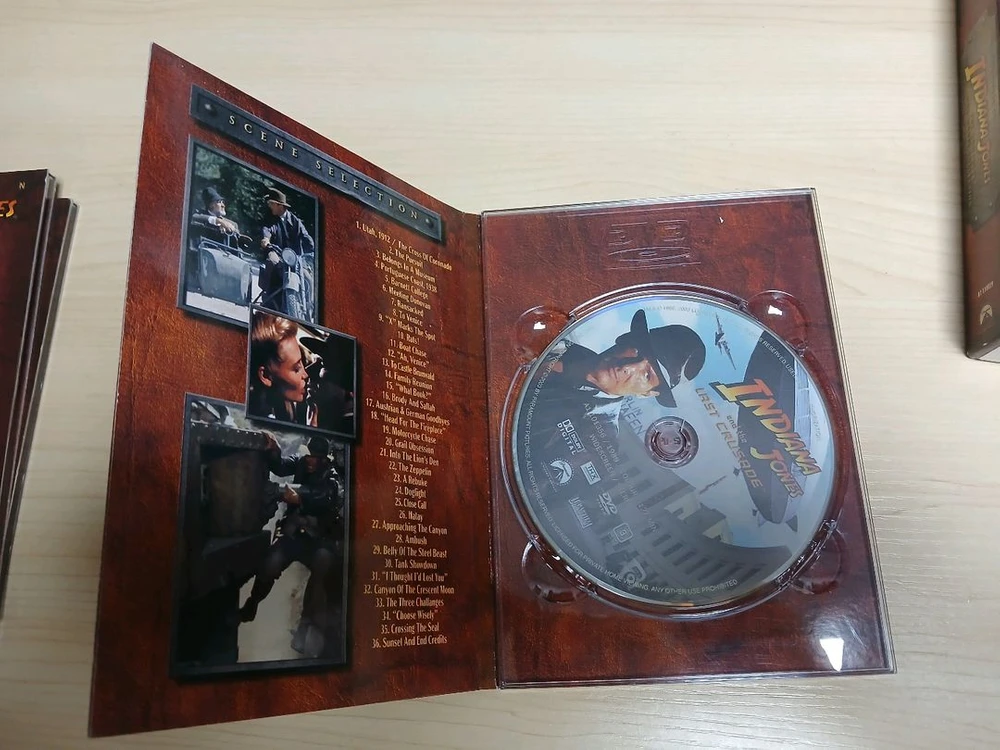 DVD 스필버그 감독 해리슨 포드 주연 인디아나 존스 3부작 박스세트 이미지