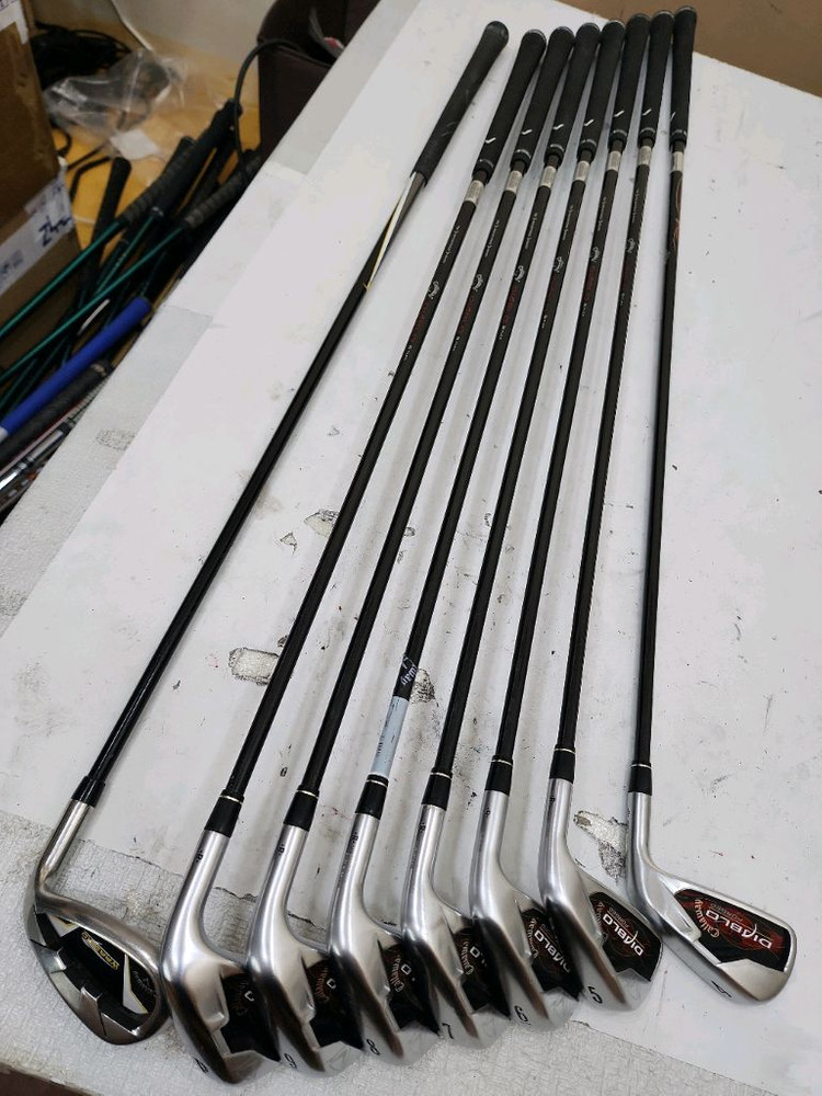 32만 캘러웨이 아이언 드라이버 등 남성용 중고골프채 풀세트--3
