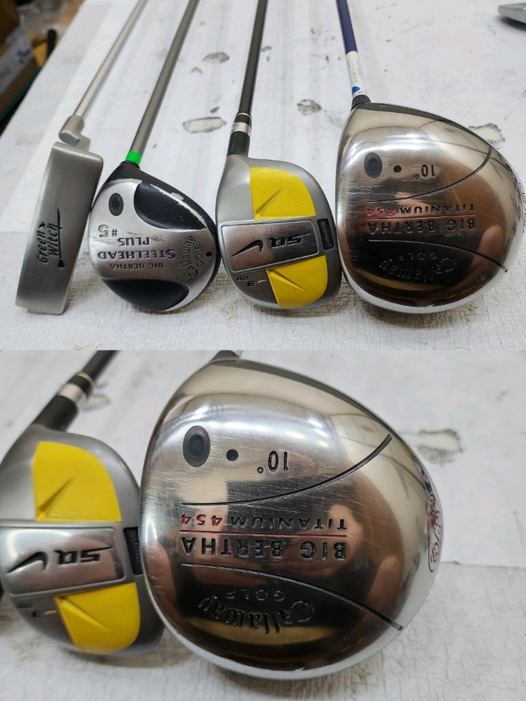 32만 캘러웨이 아이언 드라이버 등 남성용 중고골프채 풀세트--7