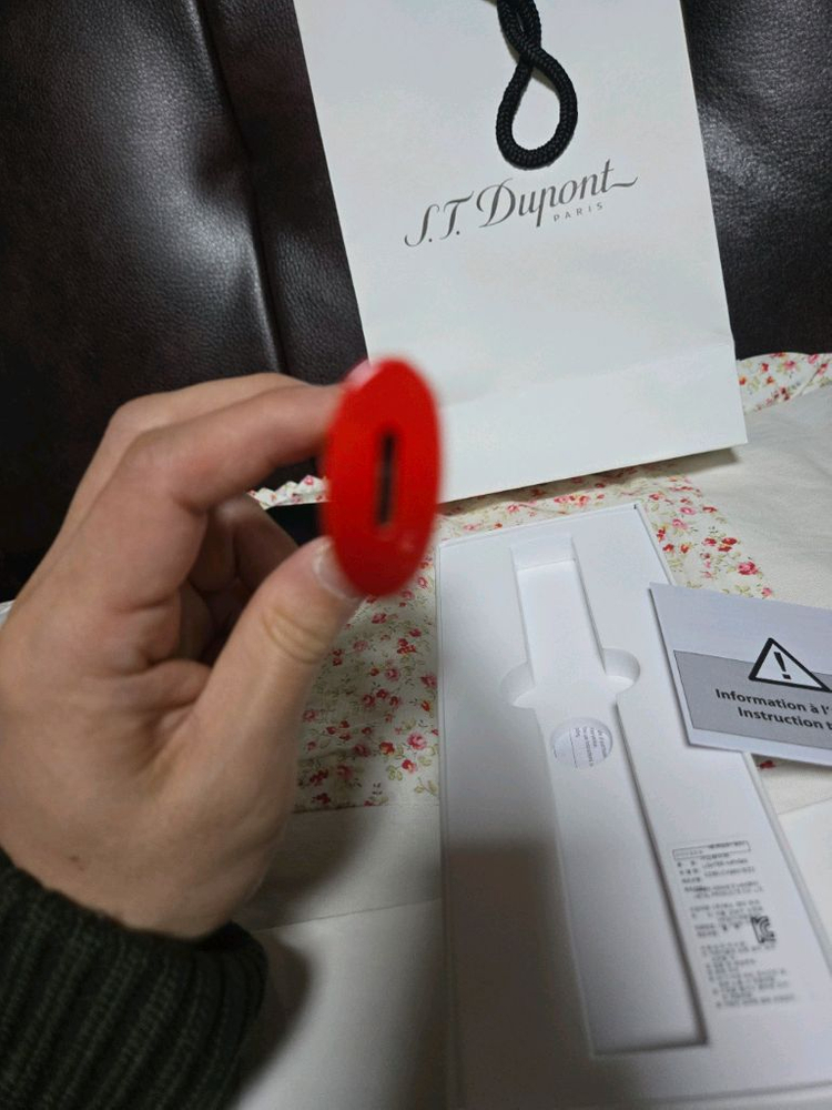 [새상품,풀세트] 듀퐁라이터 신형 터보 (테이블,시가용) 쌍불 터보 듀퐁 라이타--7