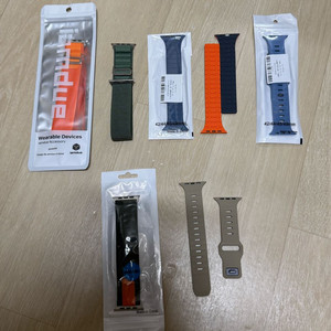 애플워치 호환 스트랩 (42, 44, 45, 49mm) 7개 일괄