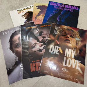 [최종가, 새제품] 다이마이러브, 브라이드, 밥말리원러브, 고질라, 아들들 영문판 포스터