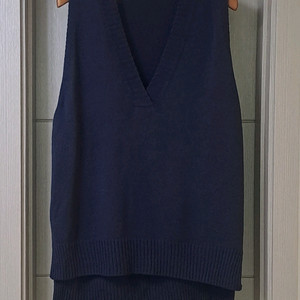 빅사이즈롱니트조끼