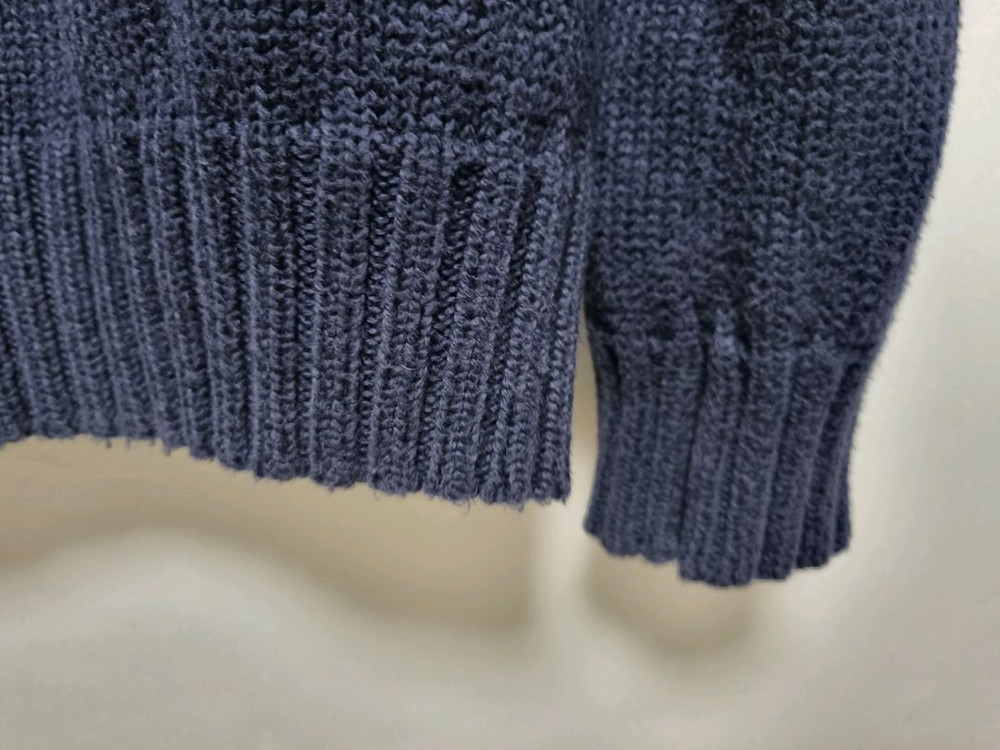 남성 레어 미국제조 폴로 POLO 빅 성조기 코튼 긴팔 니트 스웨터--7