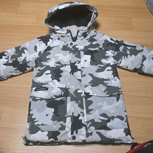 아동 110호 뉴발란스 블루독 구스 오리털 롱패딩 점퍼