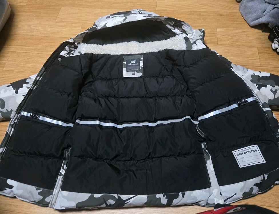 아동 110호 뉴발란스 블루독 구스 오리털 롱패딩 점퍼--2