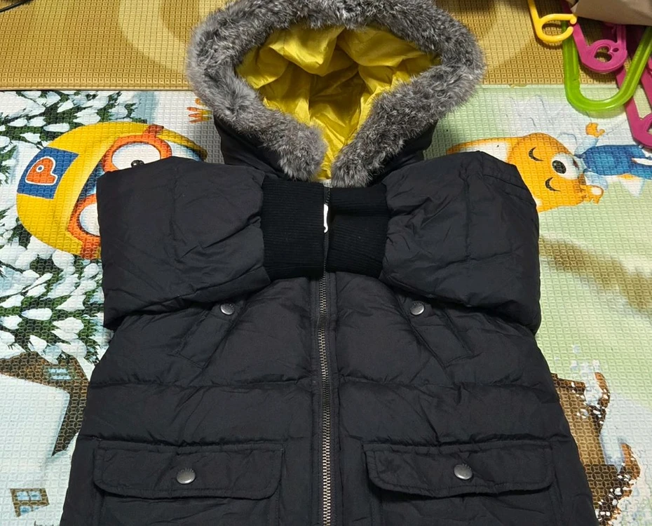 아동 110호 뉴발란스 블루독 구스 오리털 롱패딩 점퍼 이미지