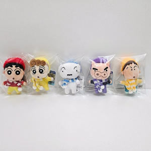 짱구는못말려 목도리 키링 인형 5종 짱구 유리 흰둥이 부리부리대마왕 맹구 이미지