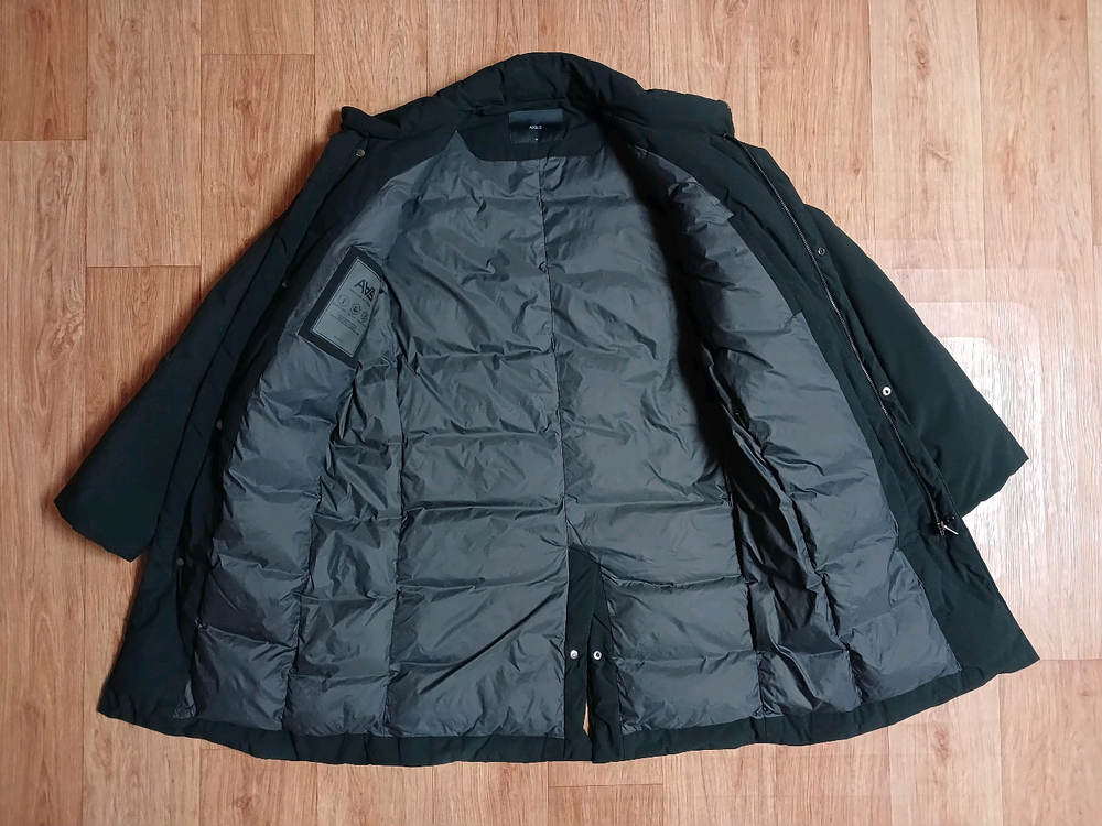 앤드지(점품) 남성 구스 다운 코트 자켓 (카키) (95) (상태 깨끗하고 좋아요)--3