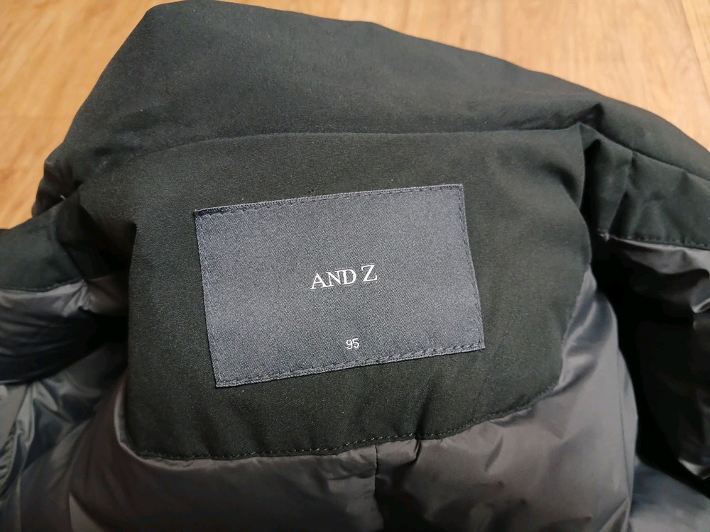 앤드지(점품) 남성 구스 다운 코트 자켓 (카키) (95) (상태 깨끗하고 좋아요)--4