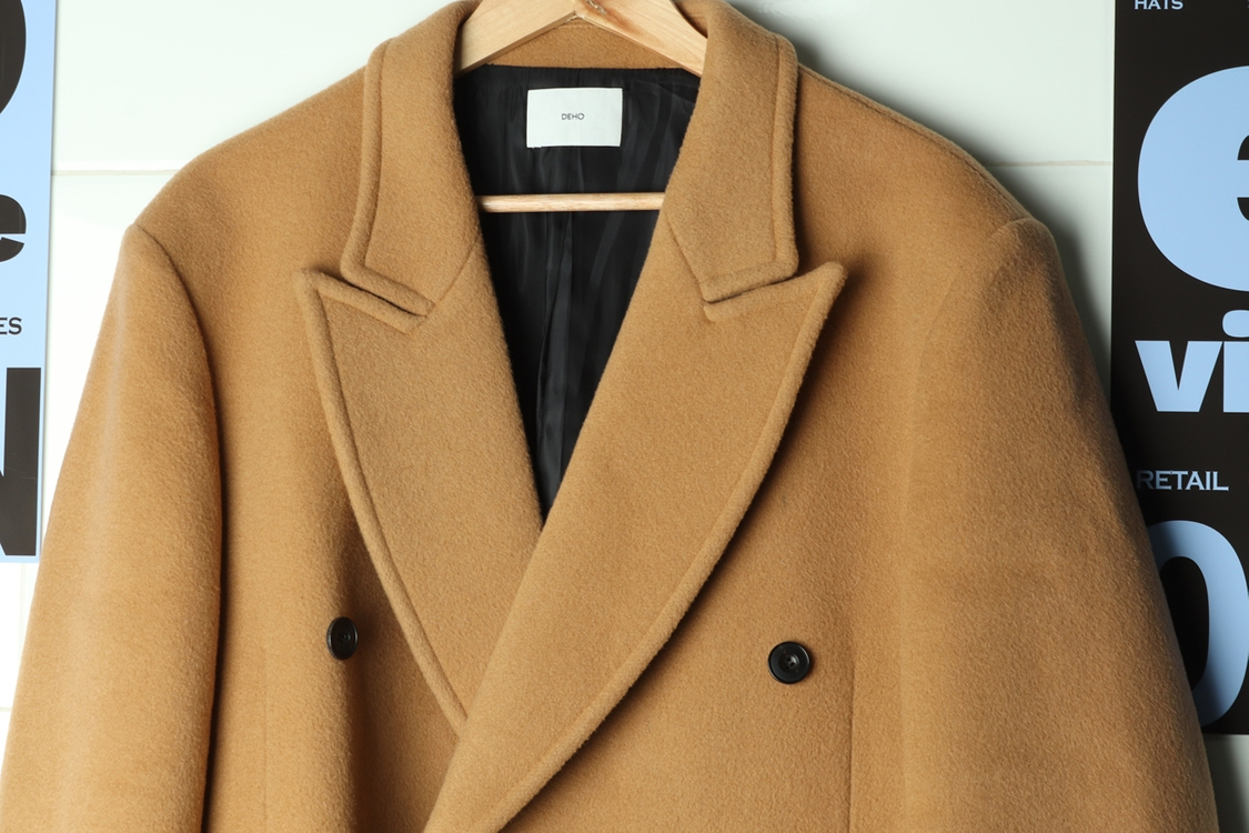 (L-XL) 데호 코트자켓 더플 카멜 놈콤어 아메카지--2