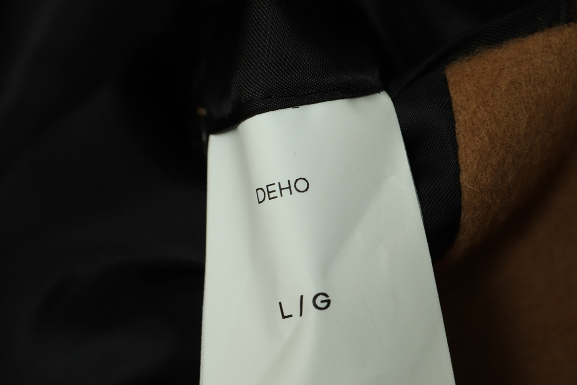 (L-XL) 데호 코트자켓 더플 카멜 놈콤어 아메카지--7