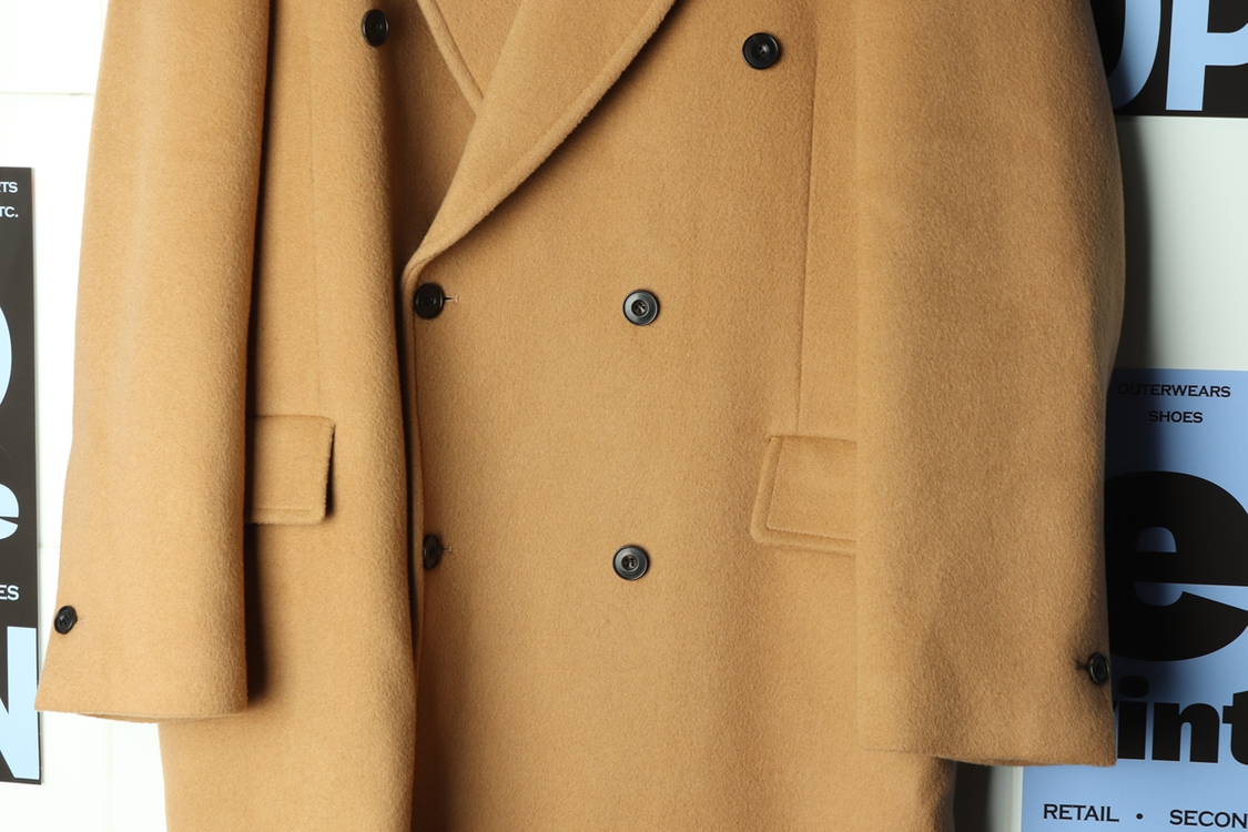 (L-XL) 데호 코트자켓 더플 카멜 놈콤어 아메카지--3