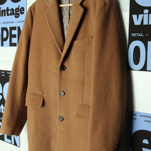 (L) 마인드브릿지 코트자켓 싱긍 3버튼 카멜 놈코어