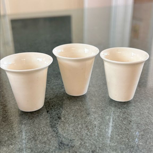 모멘토 앤틱아이보리 작은 잔(3개)과 차곡차곡 잔포켓(S) 세트