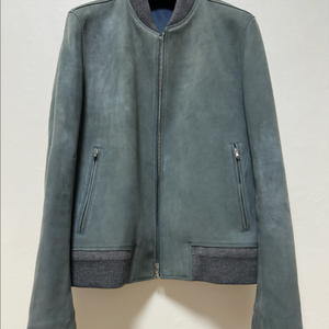 솔리드옴므 양가죽 스웨이드 블루종 48