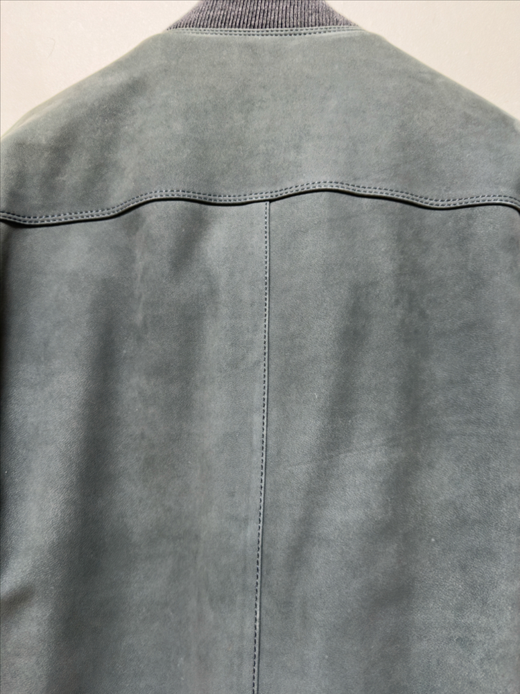 솔리드옴므 양가죽 스웨이드 블루종 48--3