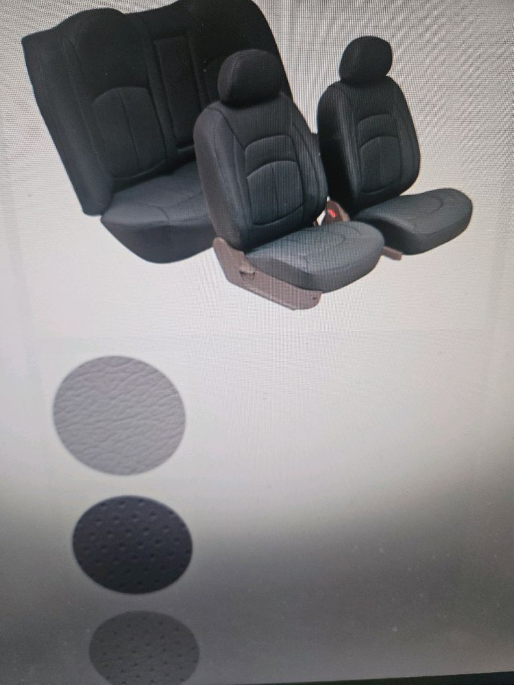 클릭 자동차 전용 인조가죽씨트커버 베이지색 5인승전체한대분 통자형 이미지