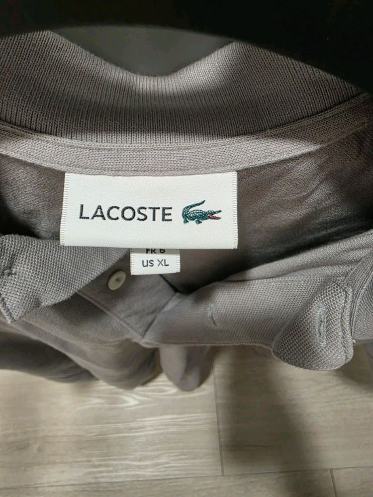 라코스테 카라티(프렌치 레귤러핏 6사이즈, 105사이즈, 진한회색 판매) 이미지