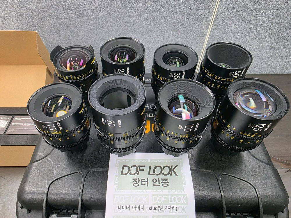 [급매 가격조정] DZOFILM 디조필름 베스피드 Vespid 프라임 8구세트 PL 마운트 시네렌즈 이미지