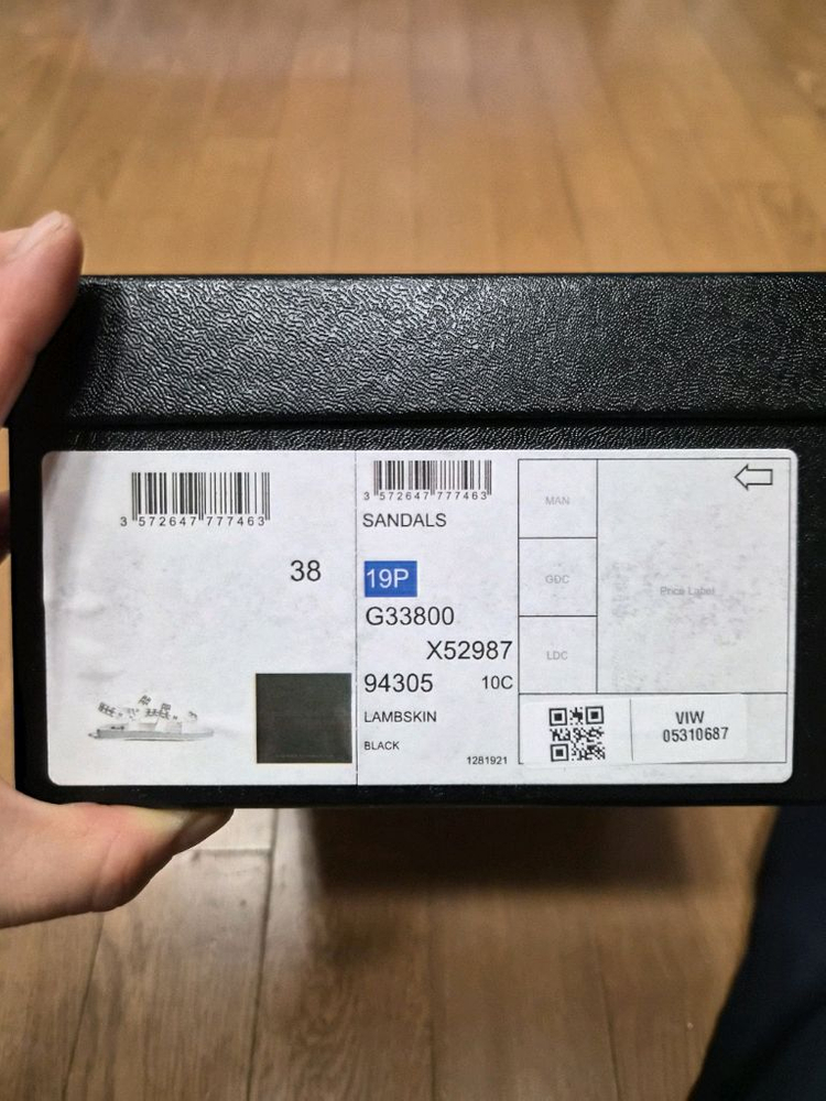 (정품) 샤넬 24SS 벨크로 샌들 38 (명품 여자 신발 슬리퍼 뮬 스니커즈)--7