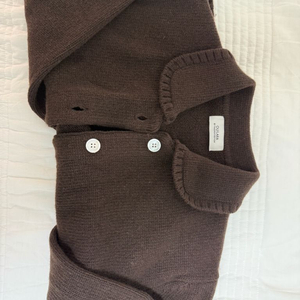 ouilara Petit Knit Cardigan (brown)