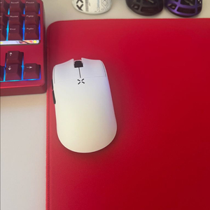 히트스캔 하이퍼라이트 화이트 게이밍 마우스