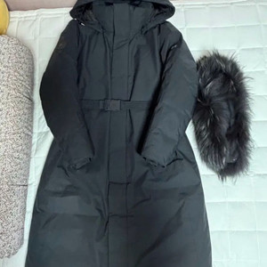 코오롱 안타티카 여성 롱패딩 90 블랙