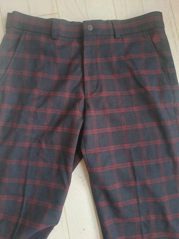 빈폴 골프 남성 체크바지--1